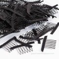 Black Wig Combs 6 Teeth Black Wig Comb For Making Wigs Factory